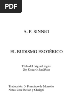 Sinnet a P - El Budismo Esoterico