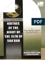 Virtues of the Night the 15th of Shaban by Malik Abdul Haqq Makki