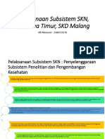 Alfi Munawir - Pelaksanaan Subsistem SKN, SKP Jawa Timur, SKD Malang