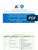 Kisi - Kisi - Seleksi - PPG - Dalam - Jabatan - 2018 PDF