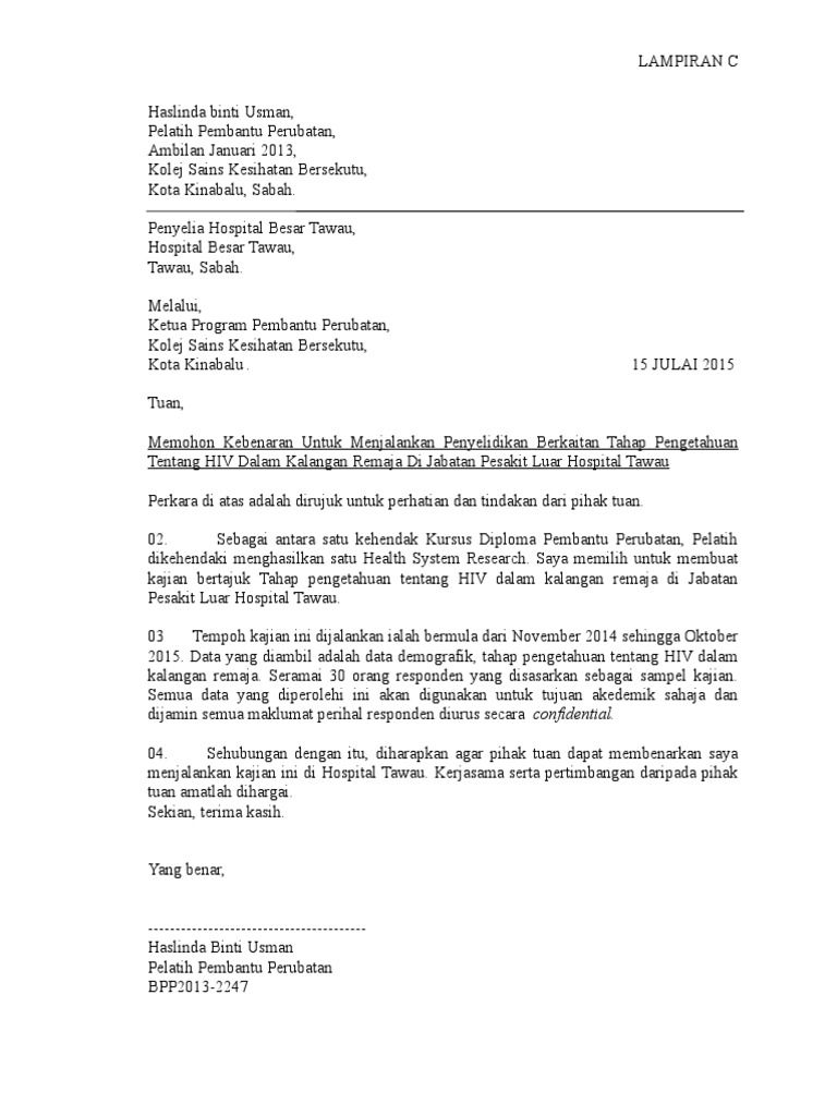 Surat Kebenaran Hospital  PDF
