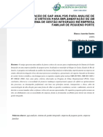 Análise de fatores críticos para implementação de SGI em empresa familiar de pequeno porte