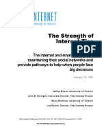 Boase, Horrigan, Wellman - 2003 - The Strength of Internet Ties