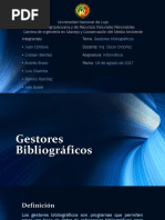 Gestores informáticos