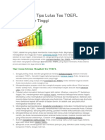 Strategi TOEFL