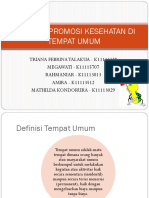 Strategi Promosi Kesehatan Di Tempat Umum