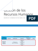 7. Gestión de Los Recursos Humanos