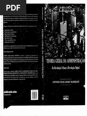 Teoria geral da administracao maximiano pdf download pdf