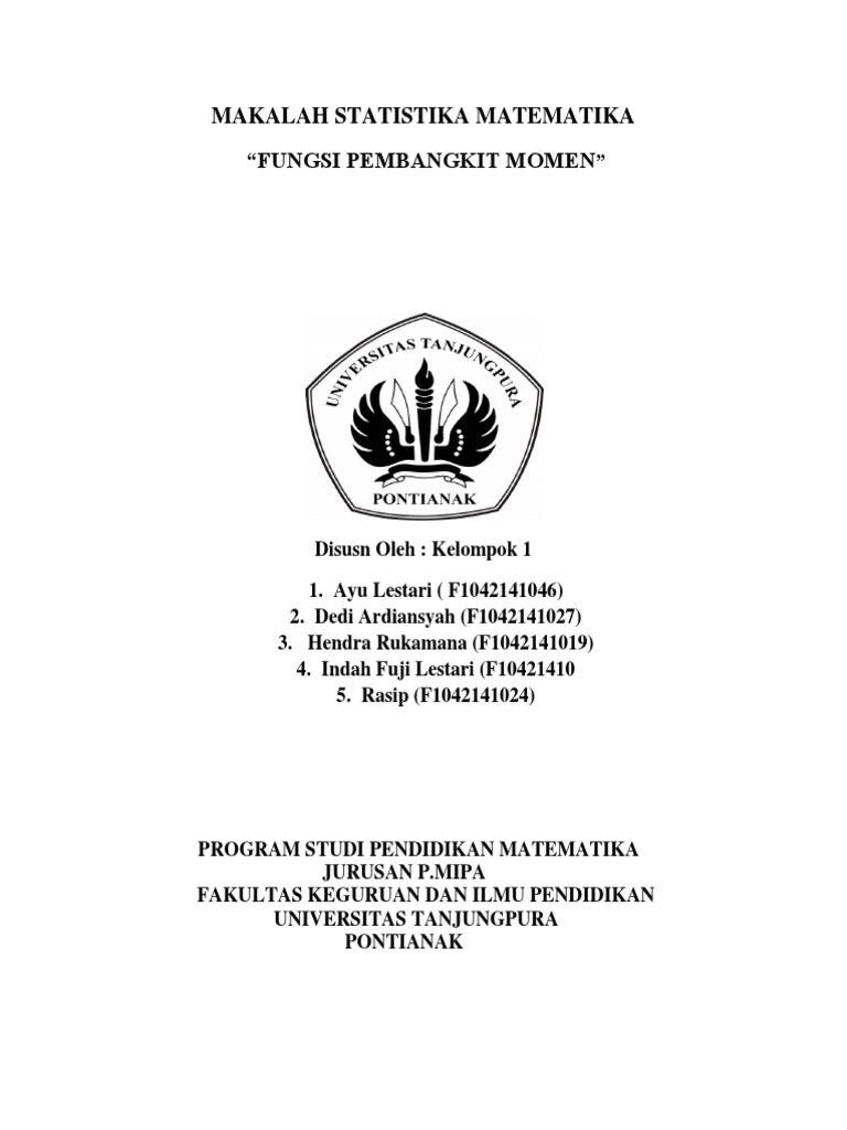 Makalah Statistika Matematika Nasi