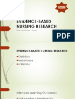 Evidence-Based Nursing Research