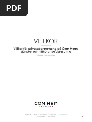 Comhem telefoni prislista