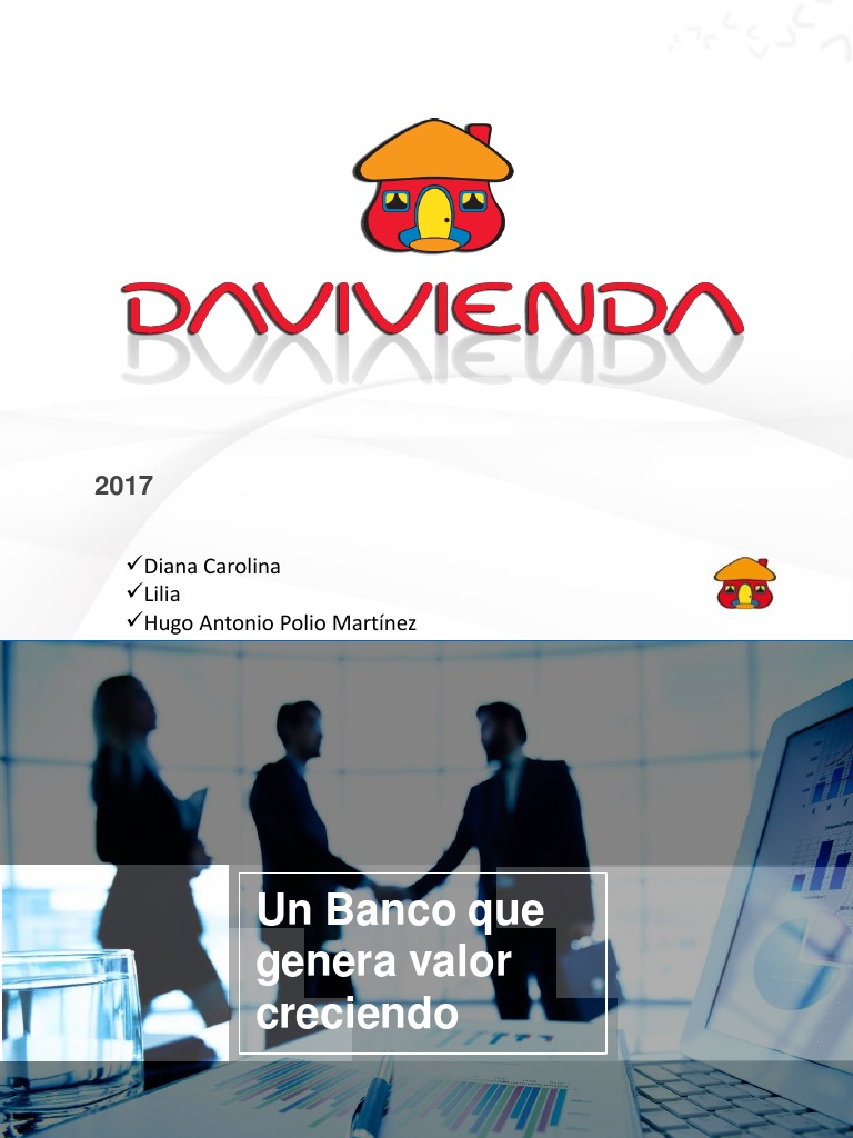 Presentacion Del Banco Davivienda | PDF | Capital de trabajo | Liquidez ...