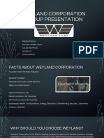 Weyland Corp Presentation