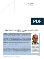 Candas Romero - El Papel de Los Metadatos PDF