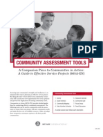 Community Assessment Tools: A Companion Piece To Communities in Action