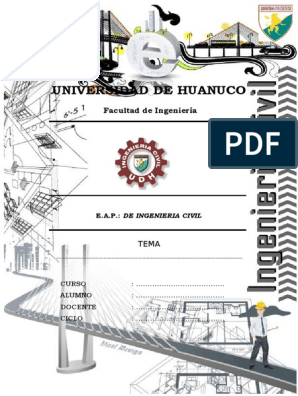 Caratulas de Ing - Civil | PDF
