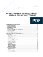 Le Navi Italiane Internate Alle Baleari Dopo l'8 Settembre