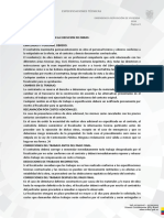 Especificaciones Técnicas: Emergencia Reposición de Vivienda 2016 Página:1