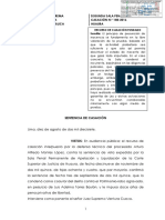 Legis - Pe Casación 158 2016 Huaura Diligencias Sin Presencia Injustificada Del Fiscal Carecen de Valor Probatorio Suficiente para Condenar