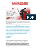 Casación 16900-2014, Lima - en Caso de Duda Sobre El Agotamiento de La Vía Administrativa Deberá Proceder A Trámite El Proceso Judicial - Legis