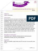 Exercicio12 Carta de Amor A Mim Mesmo PDF