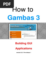 How To Gambas - Building GUI Applications-0.0.1 PDF