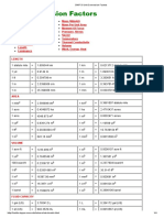 SNIP SI Unit Conversion Factors