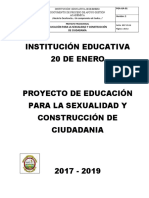 Proyecto Educacion Sexual y Construccion Ciudadania 2017