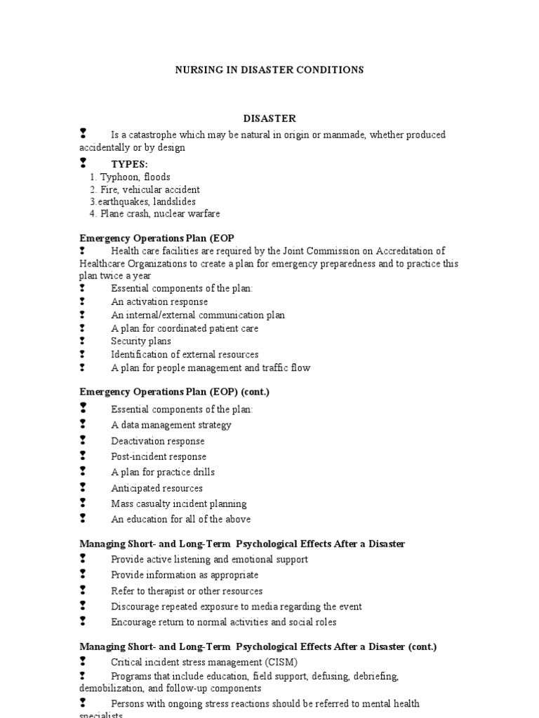 Disaster | PDF