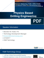 Physics Based Drilling Engineering