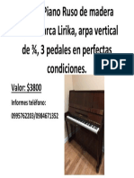 Venta Piano