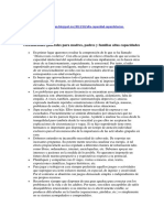 Orientaciones Generales para Padres de Hijos Con Altas Capacidades