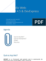 Desarrollo AspNet DevExpress