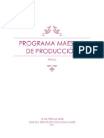 Programa Maestro de Producción