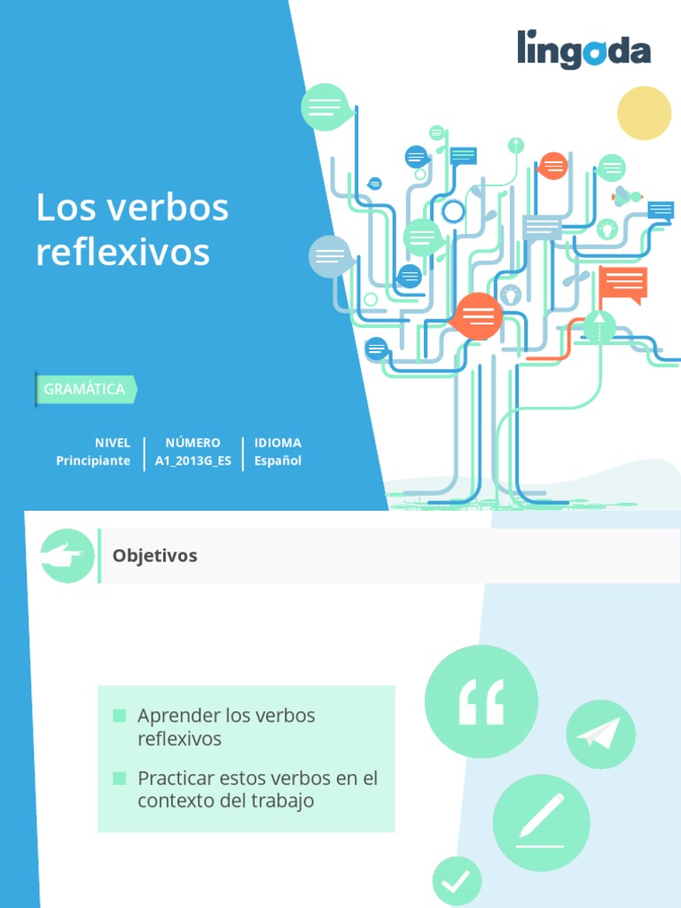 Verbos Reflexivos en Español: Guía A1 | PDF | Verbo | Idiomas