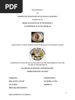 Marketing Strategies of Patanjali Ayurved