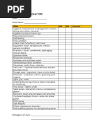 Captain Order Form Template | PDF | Cooking, Food & Wine | Home & Garden