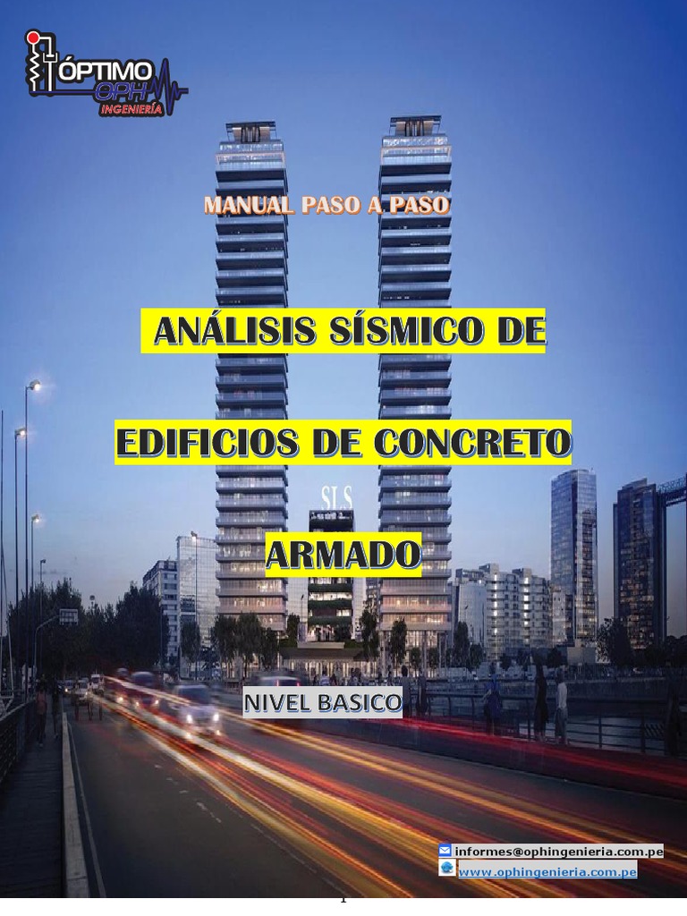 Manual Análisis Sísmico De Edificios Pdf Point And Click Hormigón