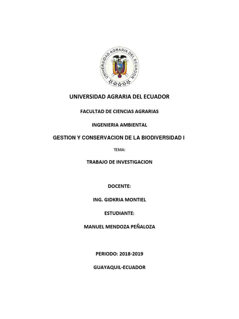 Zona de Transicion PDF Ecología Biodiversidad