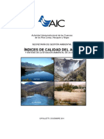 Ica - Indices de Calidad Del Agua 