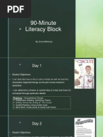 90-Minute Literacy Block: By: Erica Mckenzie