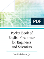 Pocket Book of English Grammar For Engineers and Scientists PDF