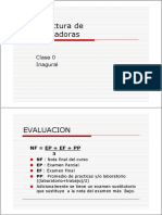 Arqui - Compu (Clase 0) Inagural