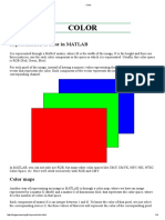 Color: Representation of Color in MATLAB