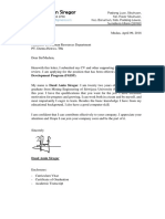 CV for FGDP position at PT Darma Henwa
