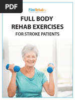 Full Body Exercises: For Stroke Patients | PDF | Anatomical Terms Of ...