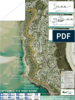 Option C: 1+2 Way Road: Lake Street Shared Trail