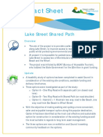 Fact Sheet Lake Street Shared Path