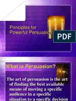 Candle Analogy to Teach Persuasion