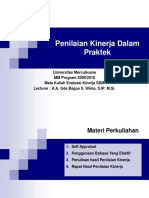 Penilaian Kinerja Dalam Praktek